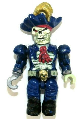 Rare Mega Bloks Pirates Of The Caribbean Dead Mans Chest Mini Figure Skeleton