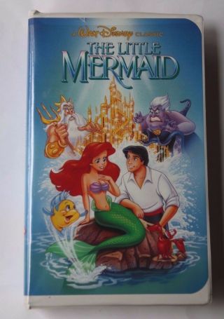 The Little Mermaid Vhs,  1989 Rare Banned Cover Little Mermaid 913