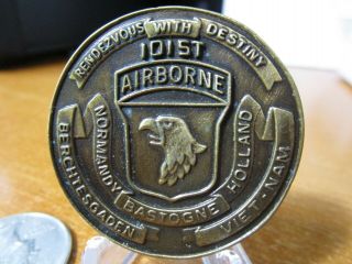 Rare 101st Airborne Division Air Assault Us Army Challenge Coin 712b