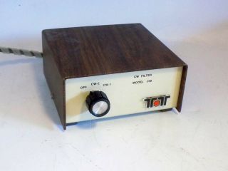 Very Rare Ten - Tec 208 Two Position Audio Filter For Argonaut 509 & Others