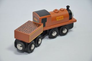 BRIO 1996 First Edition Release of DUKE / Rare BRIO - made Thomas wooden trains 2