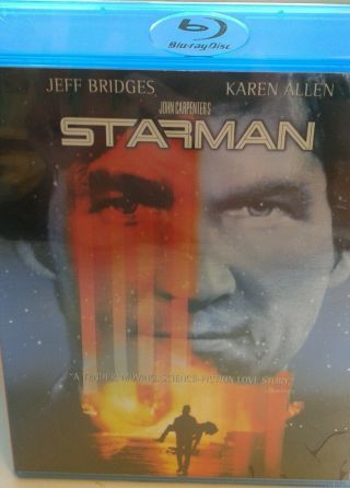 Starman 1984 Blu - Ray Rare John Carpenter,  Jeff Bridges,  Karen Allen