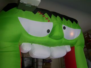 Airblown Inflatable Rare Walk Thru Monster Head Arch - - 4