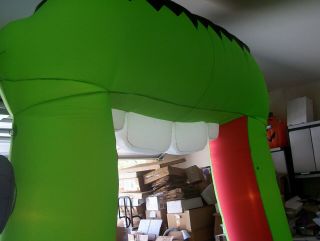 Airblown Inflatable Rare Walk Thru Monster Head Arch - - 5