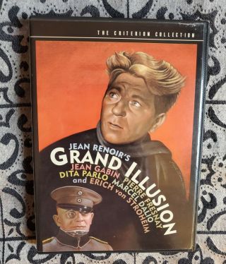 Grand Illusion (1937 Criterion Dvd) Spine 1 Oop Rare / Jean Renoir Jean Gabin