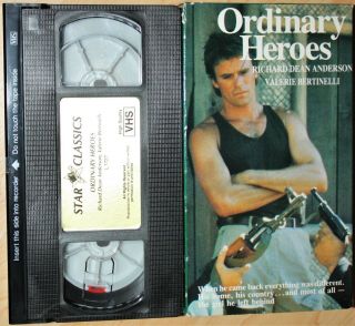 Ordinary Heroes (vhs) Richard Dean Anderson,  Valerie Bertinelli.  Vg Cond.  Rare