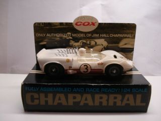 1/24 Cox Chaparral Rtr Slot Car With Rare Box -