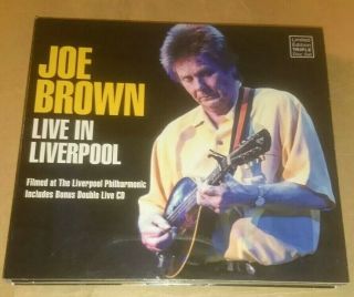 Joe Brown Live In Liverpool Limited Edition 2 Cd,  Dvd Set,  2 Old Tickets Rare