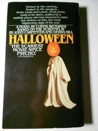 RARE 1979 HALLOWEEN Movie Edition JOHN CARPENTER Curtis Richards 2nd Printing 2