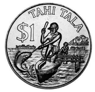 1982 Tokelau Tala $1 Km 5 Bu Specimen Crown Very Rare 10,  000 Minted Full Lustre