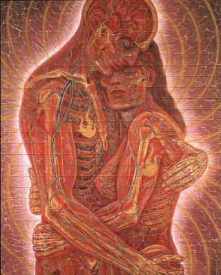 Rare Alex Grey Unofficial Blotter Art From Early 2000 