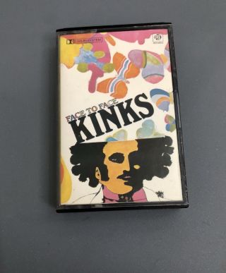 Rare The Kinks Album Face To Face Cassette Tape 1966.  Mod.  Retro