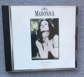 Madonna Like A Prayer Rare 5 - Track Promo Cd Pro - Cd - 3448
