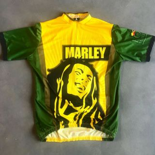Rare Ride 7b Cycling Bike Jersey Bob Marley Roots Reggae Rebel Music Men Xlarge