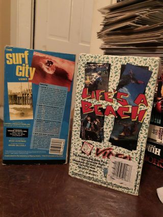 SURF CITY LIFE’S A BEACH SURFING VHS RARE OOP EXTREME SPORTS VIDEO 2