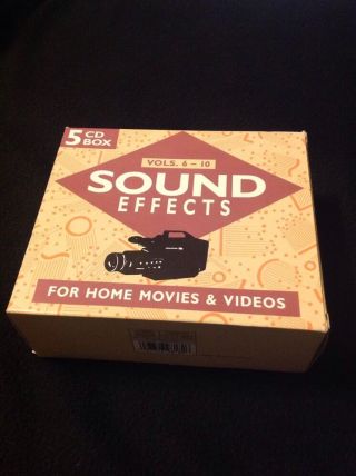 Sound Effects For Home Movies & Videos Rare Five Cd Box Set Obscure