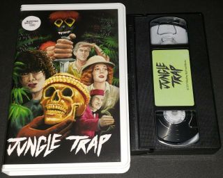 Jungle Trap Vhs Oop Rare Sov Horror Mondo Video Bleeding Skull Video,  Poster