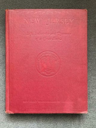 Rare 1928 1st Ed.  Nj Industry Art History Photo Book Vintage Photographs Antique