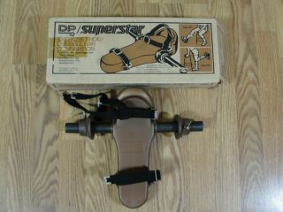 Vintage Dp Superstar 4.  4lb Weighted Exercise Shoe W/ Dumbbell Bar & Collars Rare