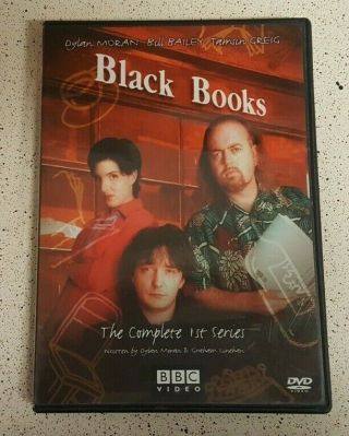 Black Books Complete 1st Series Dvd Rare Oop Dylan Moran,  Bill Bailey.  R1 Us