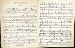 rare MAD ABOUT THE BOY - NOEL COWARD - 1935 – PIANO VOCAL SHEET MUSIC 2