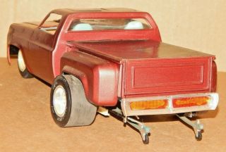 RARE Vintage 1/16? Scale 1970 ' s Chevy Pickup Dragster BUILT Plastic Model Car 6