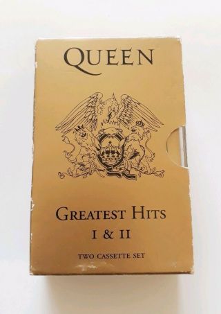 Queen Greatest Hits 1 & 2 Two Cassette Set Very Rare 1994 Release In Double Box