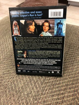 Logans Run (DVD,  2000) Michael York Rare 2