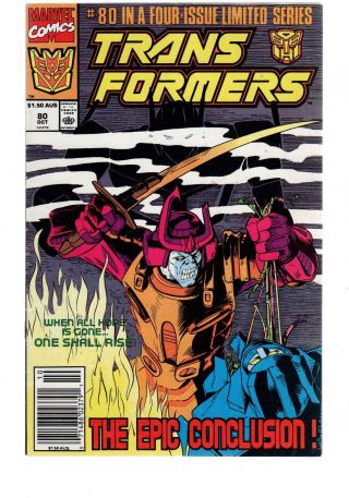 Transformers 80 Last Issue Rare Australian Price Variant Marvel Comics