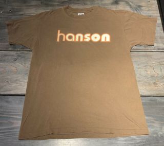 90’s Hanson Official Band Vintage Rare - T Shirt Large - Middle Of Nowhere