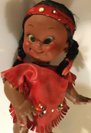 Dream Dolls - 1966 R.  Dakin - Rare Vintage Native American Indian Doll.