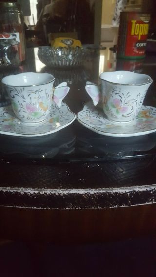 Rare Vintage Tea Cup Set - Fine Bone China