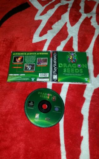 Dragonseeds (sony Playstation 1,  1998) Complete Cib Rare