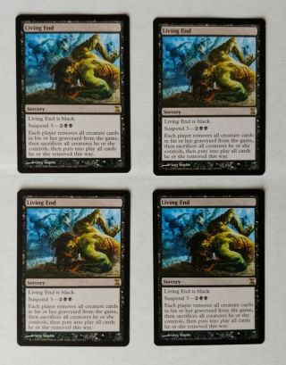 Mtg Magic The Gathering Living End Cards X4 Nm