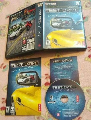 Test Drive Unlimited For Pc W/ Key / Complete / / Rare / Htf