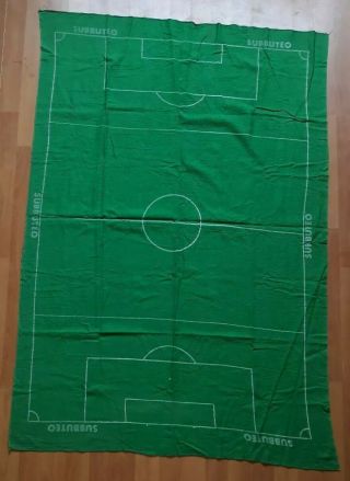 Subbuteo Set M C109: Green Baize Playing Pitch Cloth Rare Football Accessories A