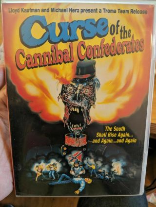 Curse Of The Cannibal Confederates Rare Troma Lloyd Kaufman Zombie Comedy Gore