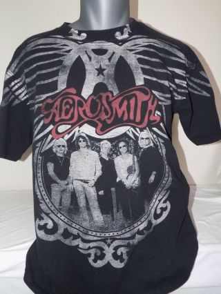Aerosmith 2009 World Concert Tour Shirt M Medium A To Z Steven Tyler Retro Rare