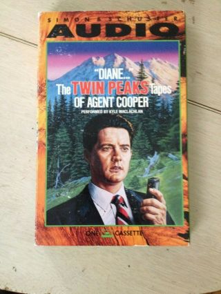 Twin Peaks Diane The Tapes Of Agent Cooper Collectors Item,  Rare,  Cassette Tape
