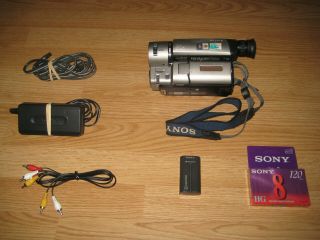 Rare Sony Ccd - Trv615 Hi8 8mm X Ray Camcorder Vcr Recorder Ntsc.  Made In Japan.