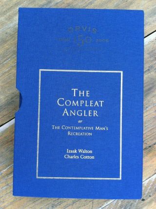 Rare Orvis 150th Edition Of The Compleat Angler,  Izaak Walton,  Lyons Press,