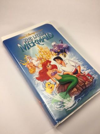 The Little Mermaid Rare Banned Cover Vhs Disney Black Diamond Classics