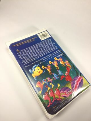 The Little Mermaid Rare Banned Cover VHS Disney Black Diamond Classics 2
