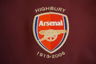 ARSENAL LONDON 2005/2006 HOME SOCCER FOOTBALL SHIRT JERSEY HIGHBURY NIKE RARE 8