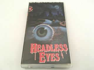 Headless Eyes (vhs,  1986) Rare Oop Wizard 