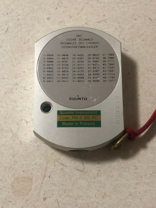 Suunto PM - 5/360 PC Clinometer - Rare 4