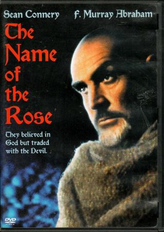 The Name Of The Rose (dvd) Sean Connery Rare Oop Christian Slater 1986