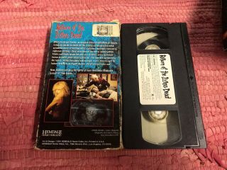 Return Of The Living Dead VHS Extremely Rare Release Hemdale Horror 2