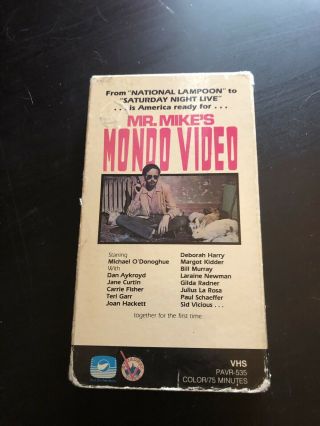 Mr Mikes Mondo Video Rare Vhs Horror Cult Sleaze Sov Big Box Gore