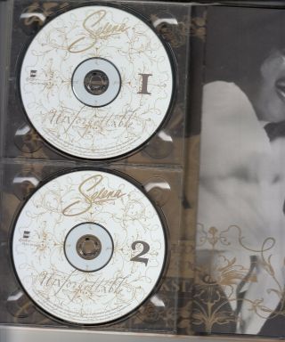 Selena Unforgettable Ultimate Edition 2 Cd 2 Dvd Longbox W/book Rare